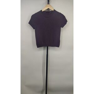 Quince Deep Orchid Cashmere Tee